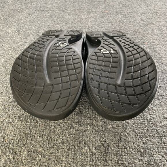 Oofos Ooahh Slides Women Size 7 Black Purple Lightweight Recovery Sandals Rubber - Picture 10 of 13